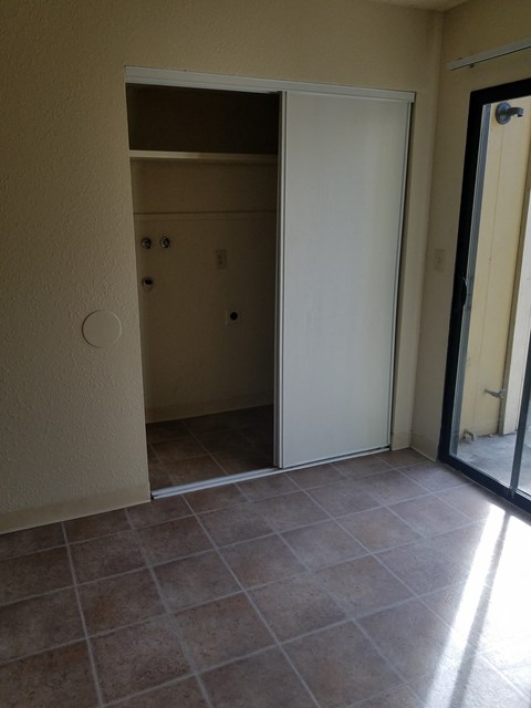 Photo if washer and dryer hook up area